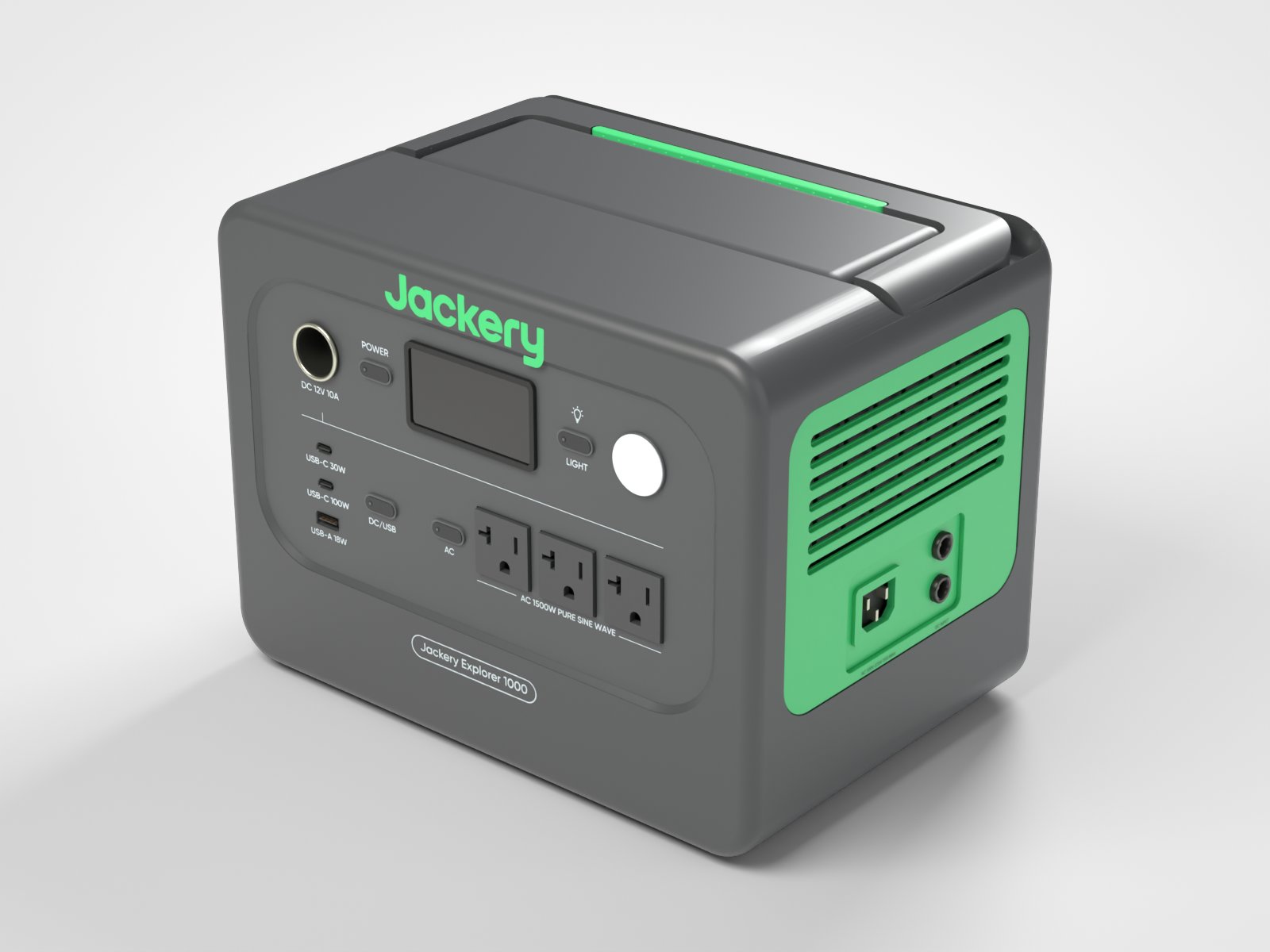 同じポータブル電源の緑色のCG